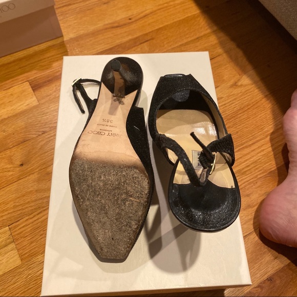 Jimmy Choo glitter black pumps in great condition - Picture 5 of 7